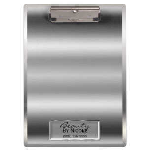 Porte-bloc Silver brillant brillant Élégant glam chic personn