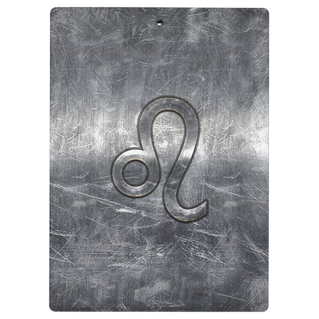 Porte-bloc Silver Leo Zodiac Connexion Grunge style dévêtu (Dos)