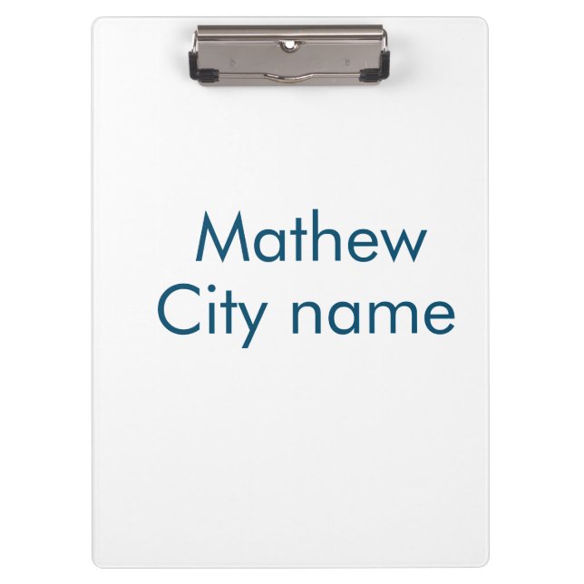 Porte-bloc simple lettre initiale monogramme ajouter votre no (Devant)