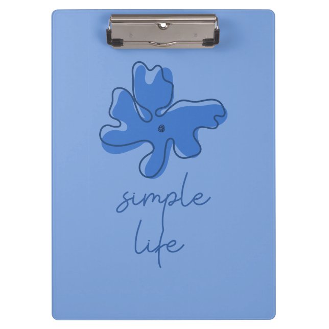 Porte-bloc Simple Life Minimalism Clipboard (Devant)