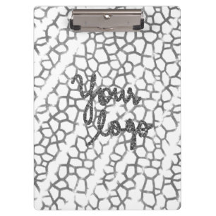 PORTE-BLOC SIMPLE MODERNE MODERNE MONOGRAM ÉLÉGANT CHIC STYLE