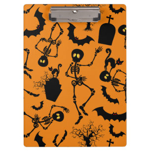 Porte-bloc Skeletons d'Halloween Macabre Dance