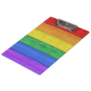 Porte-bloc SlipperyJoe's classique arc-en-ciel tactile fait m