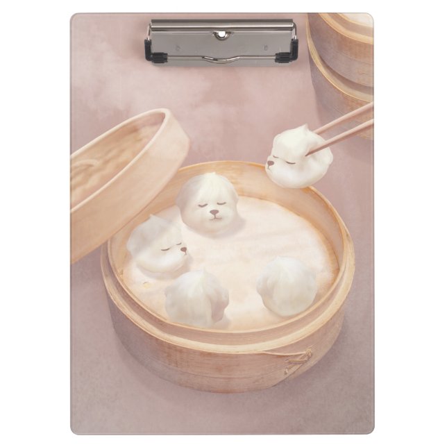 Porte-bloc Smile Dog - Xiao Long Bao Délice (Devant)