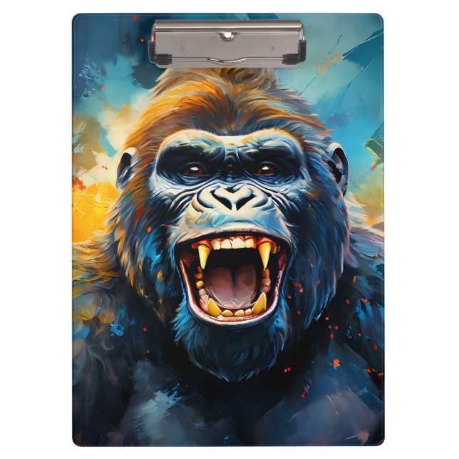Porte-bloc Smiling gorilla (Devant)
