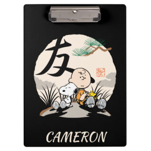 Porte-bloc Snoopy, Charlie Brown et Woodstock - Ami