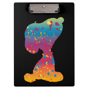 Porte-bloc Snoopy Rainbow Graffiti Silhouette