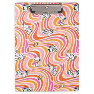 Porte-bloc Snoopy & Woodstock Super Vibes Motif orange
