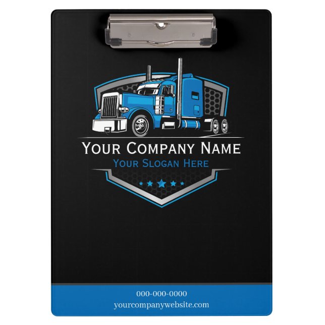 Porte-bloc Société professionnelle de camionnage (Devant)