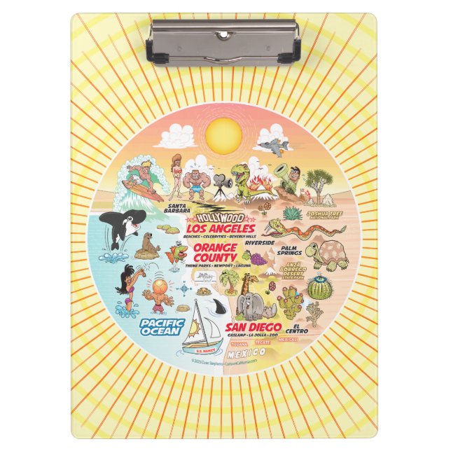 Porte-bloc Soleil SoCal (Devant)