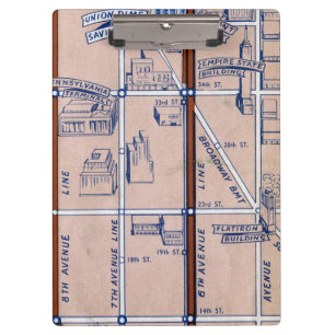 PORTE-BLOC SOUTERRAIN MAP, 1940 2 DE NEW YORK