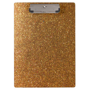 Porte-bloc Sparkly Luxury Gold Parties scintillant Enseignant