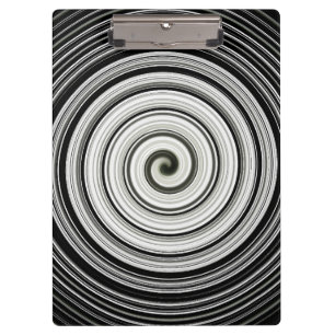 Porte-bloc Spirale Noire Et Blanche