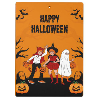Porte-bloc Spooky Halloween – Pumpkin, Ghost &