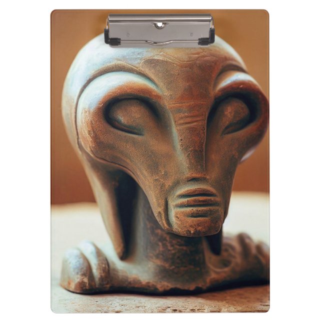Porte-bloc Statue de l'Alien antique (Devant)