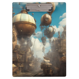 Porte-bloc Steampunk Town  