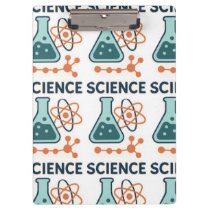 Porte-bloc Stickers Objet scientifique - Flacon, Molécules et