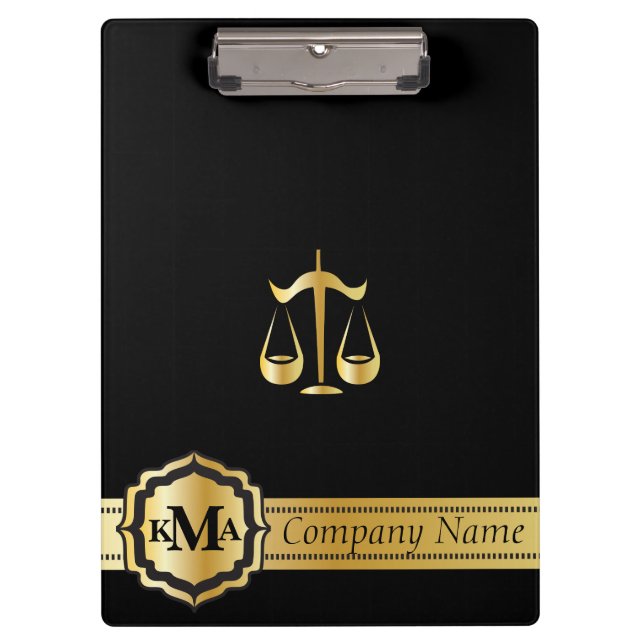 Porte-bloc Style monographique de l'entreprise | Droit | Avoc (Devant)