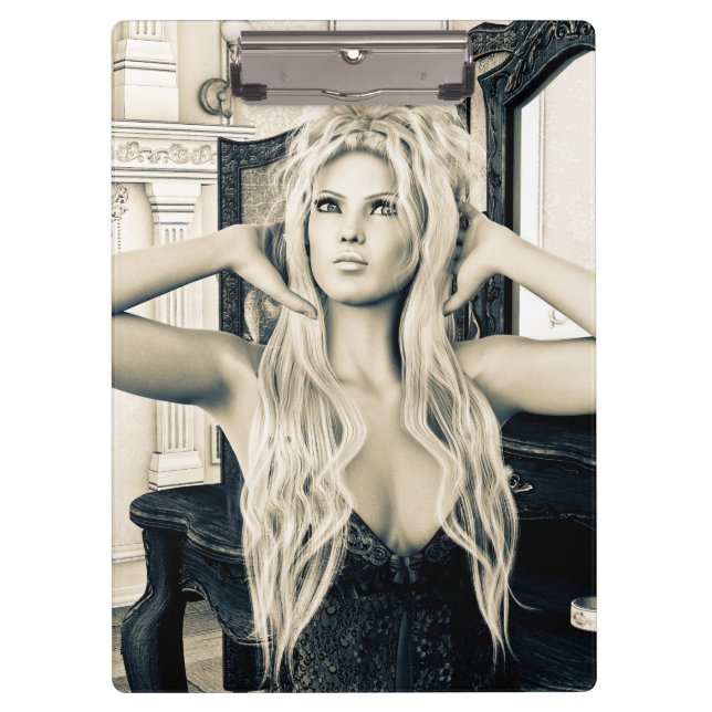 Porte-bloc Style victorien du matin vintage (Devant)