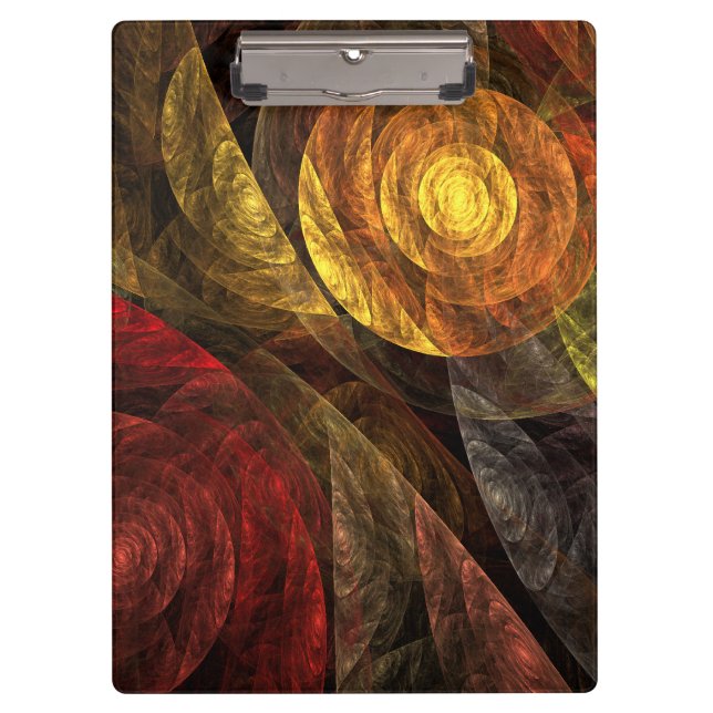 Porte-bloc Sun Flower Floral Moderne Art Motif Abstrait (Devant)