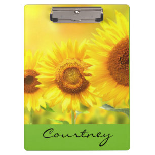 Porte-bloc Sunflower jaune