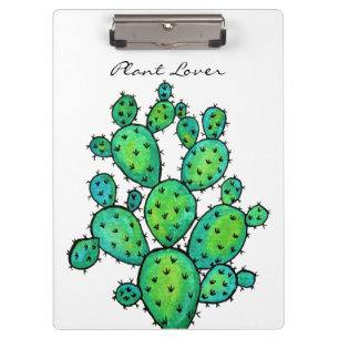 Porte-bloc Superbe aquarelle prickly Cactus