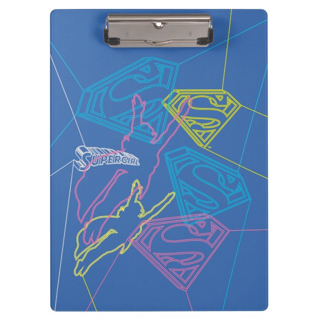 Porte-bloc Supergirl et logo en couleurs (Devant)