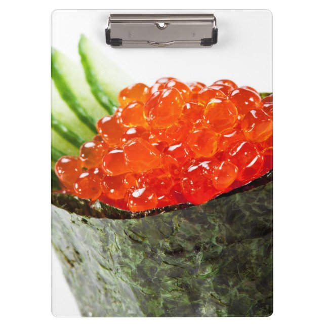Porte-bloc Sushi d'Ikura (oeufs de poisson saumonés) Gunkan (Devant)