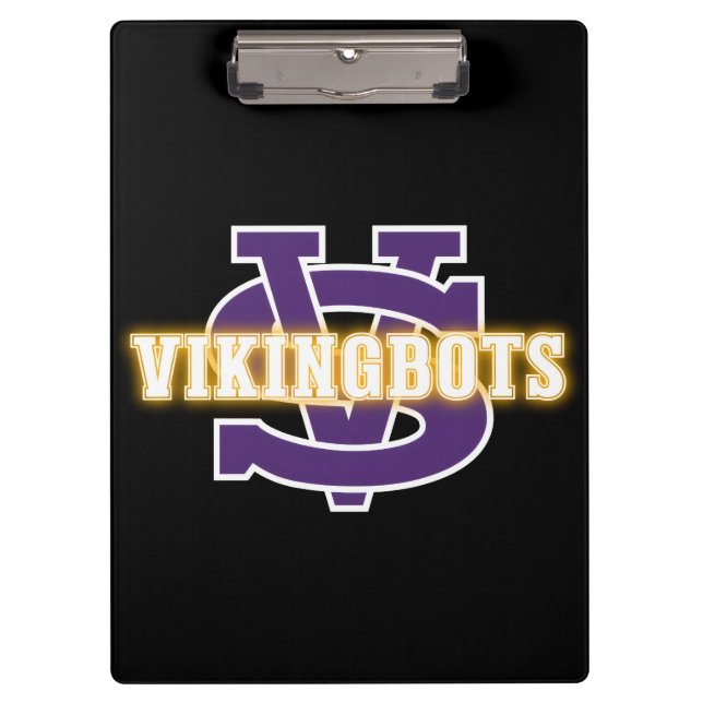 Porte-bloc Swan Valley VikingBots Clipboard – Robotics Team S (Devant)