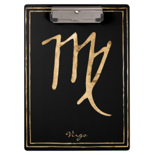 Porte-bloc Symbole de l'astrologie de l'or stylisé