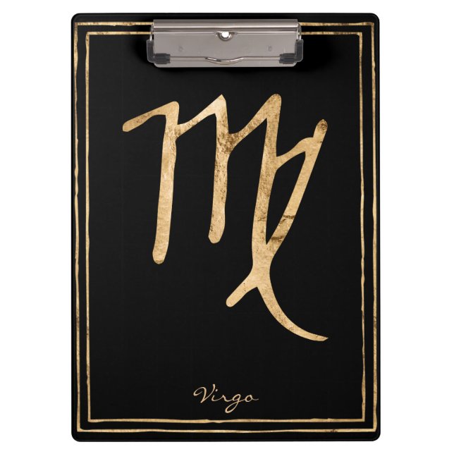 Porte-bloc Symbole de l'astrologie de l'or stylisé (Devant)