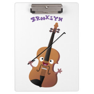 Porte-bloc Sympa drôle violon personnage de dessin animé