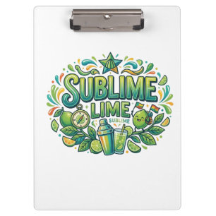 Porte-bloc T-Shirt Sublime Lime – Graphique pour amateur de C