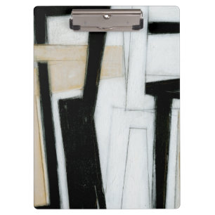 Porte-bloc Tableau noir et blanc Abstrait