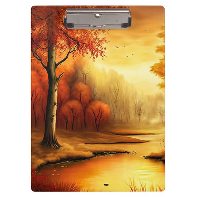 Porte-bloc Tableau Paysage Automne-87546 (Devant)