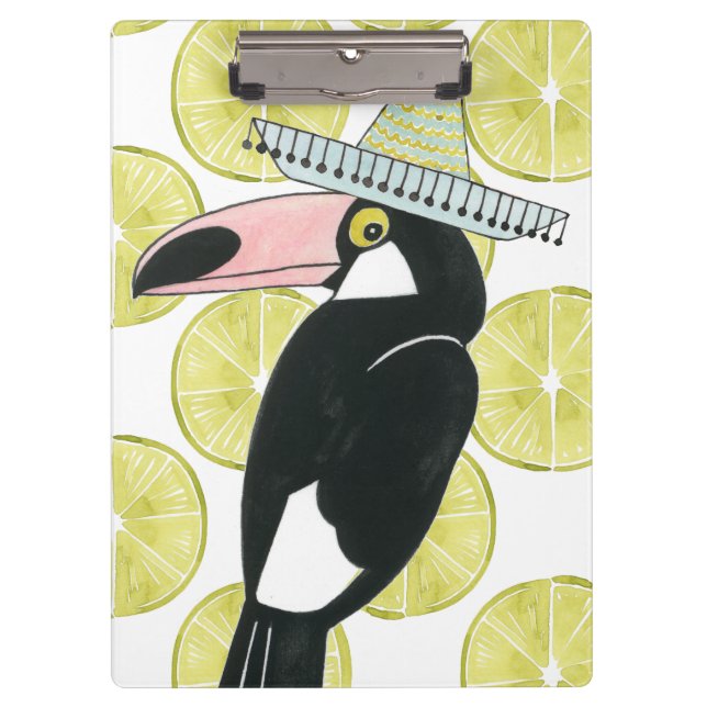 Porte-bloc Taco à propos d'amour | Toucan Sombrero (Devant)