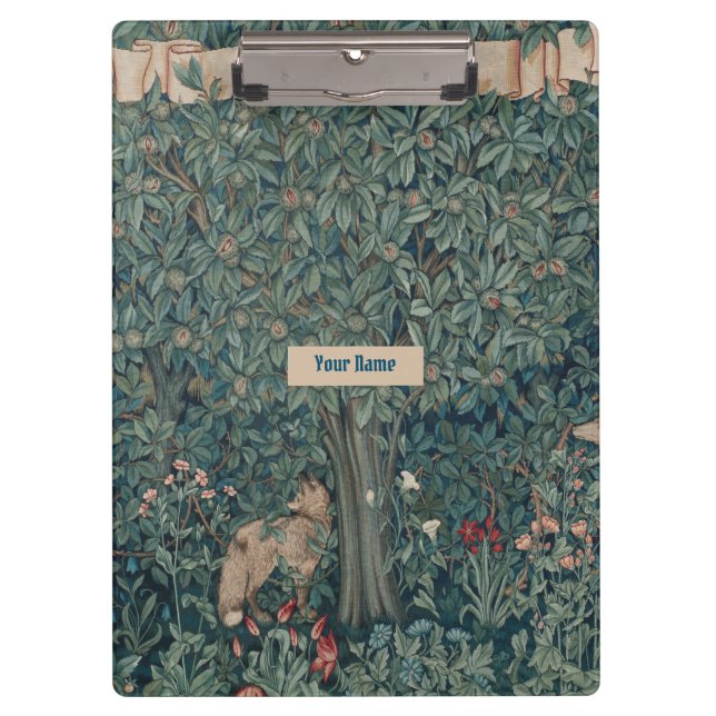 Porte-bloc Tapisserie ancienne William Morris (Devant)