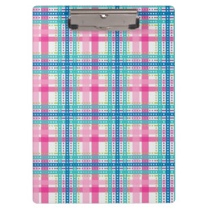 Porte-bloc Tartan, motif de plaid