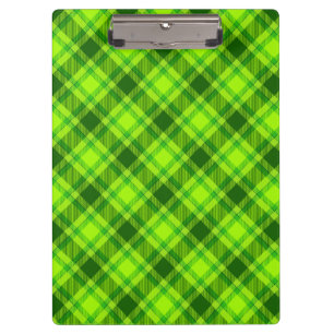 Porte-bloc Tartan vert À damiers Motif plaid-57578
