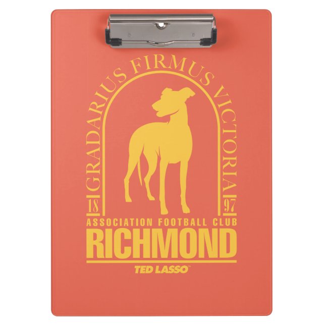 Porte-bloc Ted Lasso | AFC Richmond Gold Arched Logo (Devant)
