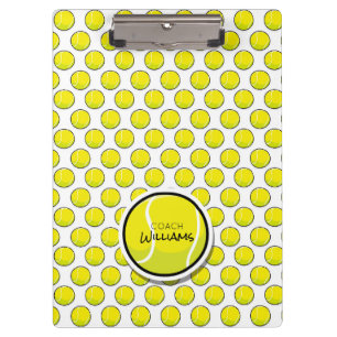 Porte-bloc Tennis COACH NOM Balls Sports Team Varsity Amuseme