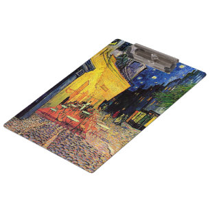 Porte-bloc Terrasse du café la nuit de Vincent van Gogh