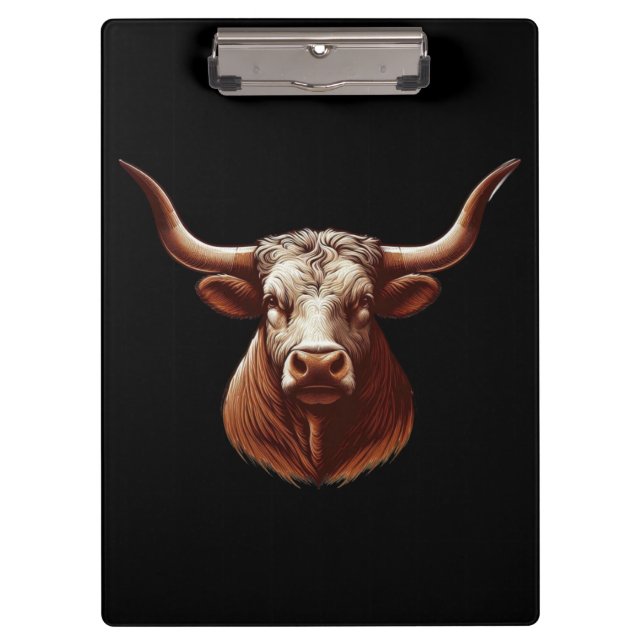 Porte-bloc Texas Longhorn (Devant)