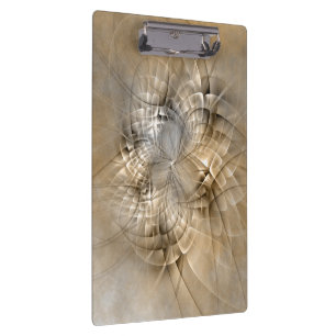 Porte-bloc Texture d'art fractal moderne abstrait Tons de Ter