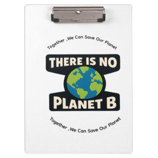 Porte-bloc There Is No Planet B | Earth Day Eco Activist