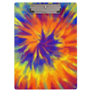 Porte-bloc Tiedye Rainbow Spirale Hippie Tie Dye