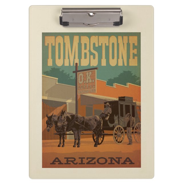 Porte-bloc Tombstone, Arizona (Devant)