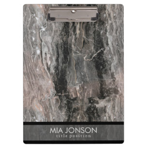 Porte-bloc Tons gris tacheté Tons de marbre Pierre Texture