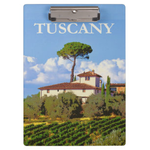 Porte-bloc Toscane Italie Poster Porte - bloc