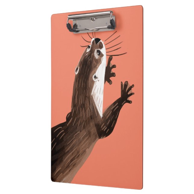Porte-bloc Totem amblonyx otter (Gauche)